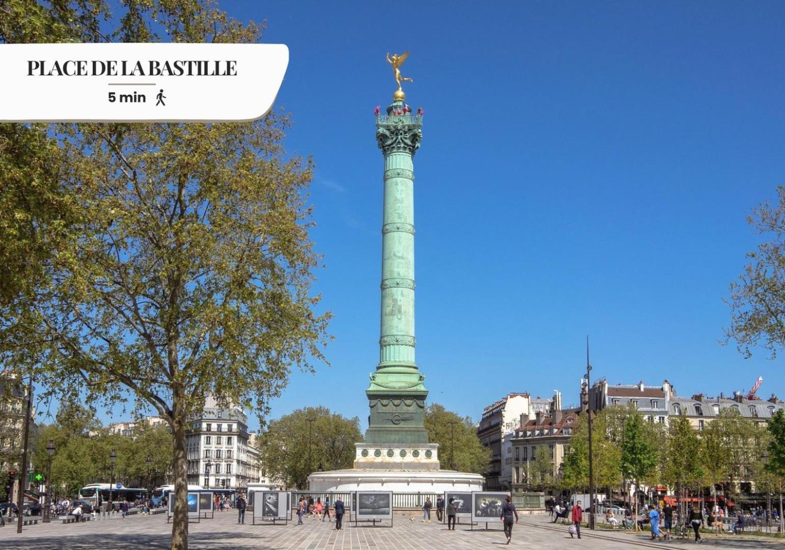 Bluestay 114 : Superbe Appartement A Bastille Париж Экстерьер фото